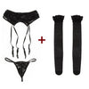Rose Pattern Fashion Lace  Ladies  Womens Top Thigh-Highs Stockings  within Temptation Suspender Garter Belt Transparent  Socks