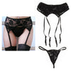 Rose Pattern Fashion Lace  Ladies  Womens Top Thigh-Highs Stockings  within Temptation Suspender Garter Belt Transparent  Socks